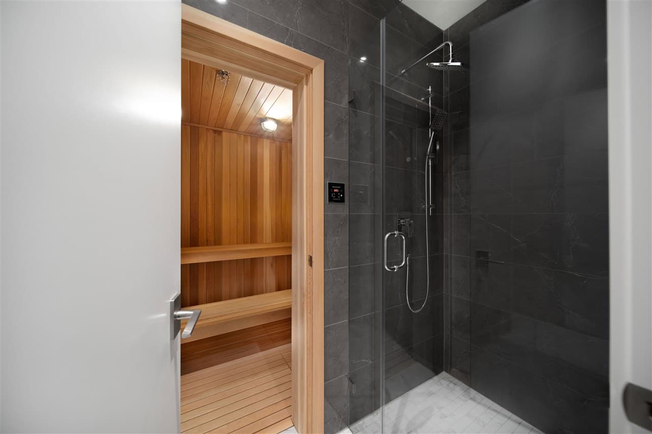 Inglewood House — sauna and shower
