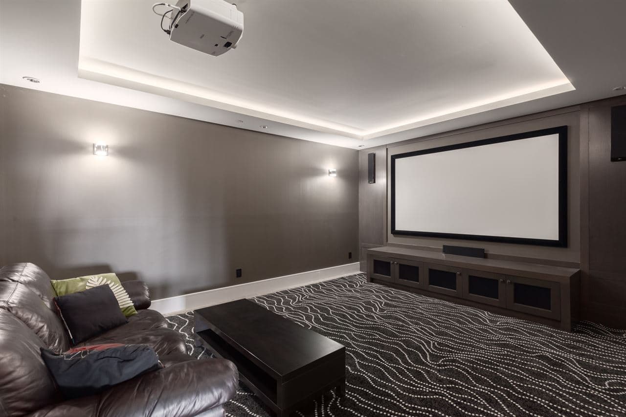 Nelson House — home theatre
